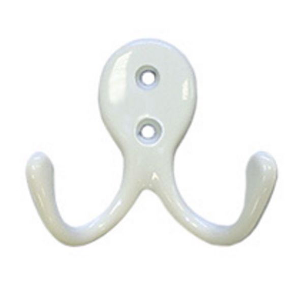 Крючок мебельный  Larvij LK0201WH белый
