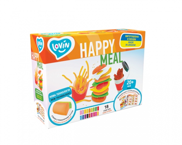 Набор теста для лепки Lovin Happy Meal 41190
