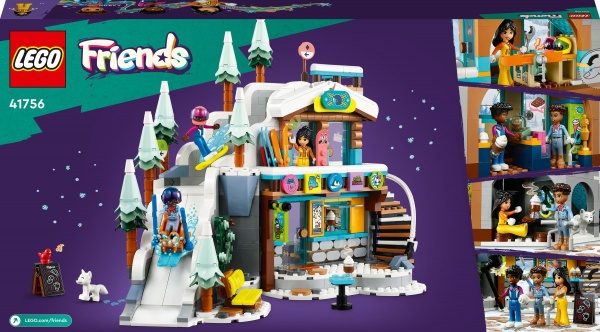 Конструктор LEGO Friends Праздничная горнолыжная трасса и кафе 41756
