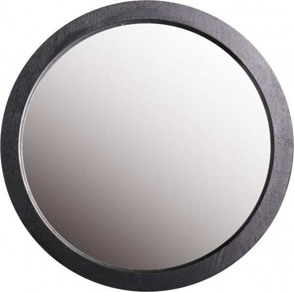 Зеркало Woodville Рондо d58 см черное SS004134 