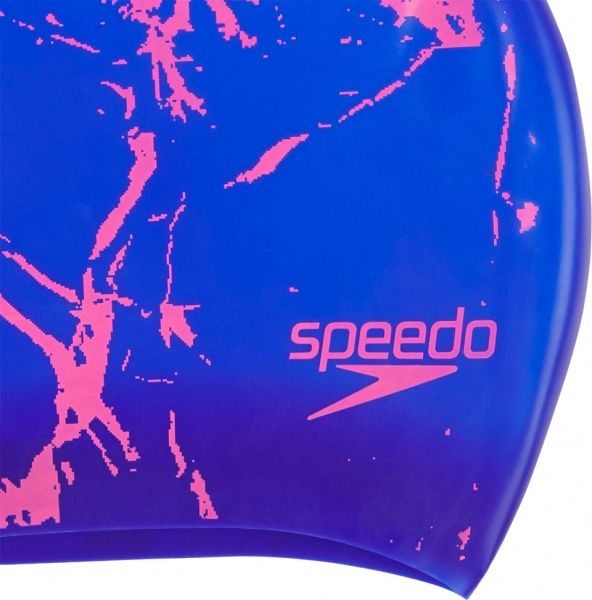 Шапочка для плавания Speedo New Long Hair Cap 8-11306B709 one size розовый с фиолетовым