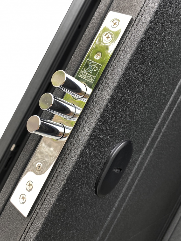 Дверь входная Двері БЦ Верховина-2 черный муар / царга шале 2050х860 мм левая