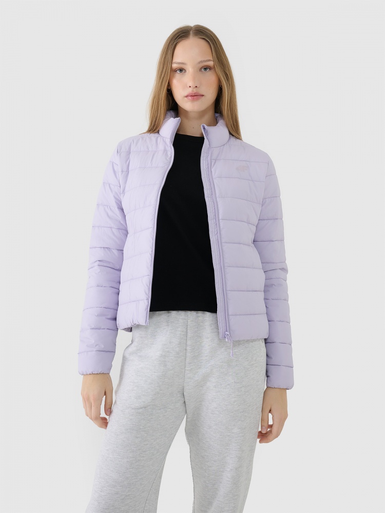 Куртка женская демисезонная 4F DOWN JACKET F533 4FWSS25TDJAF533-52S р.S сиреневая