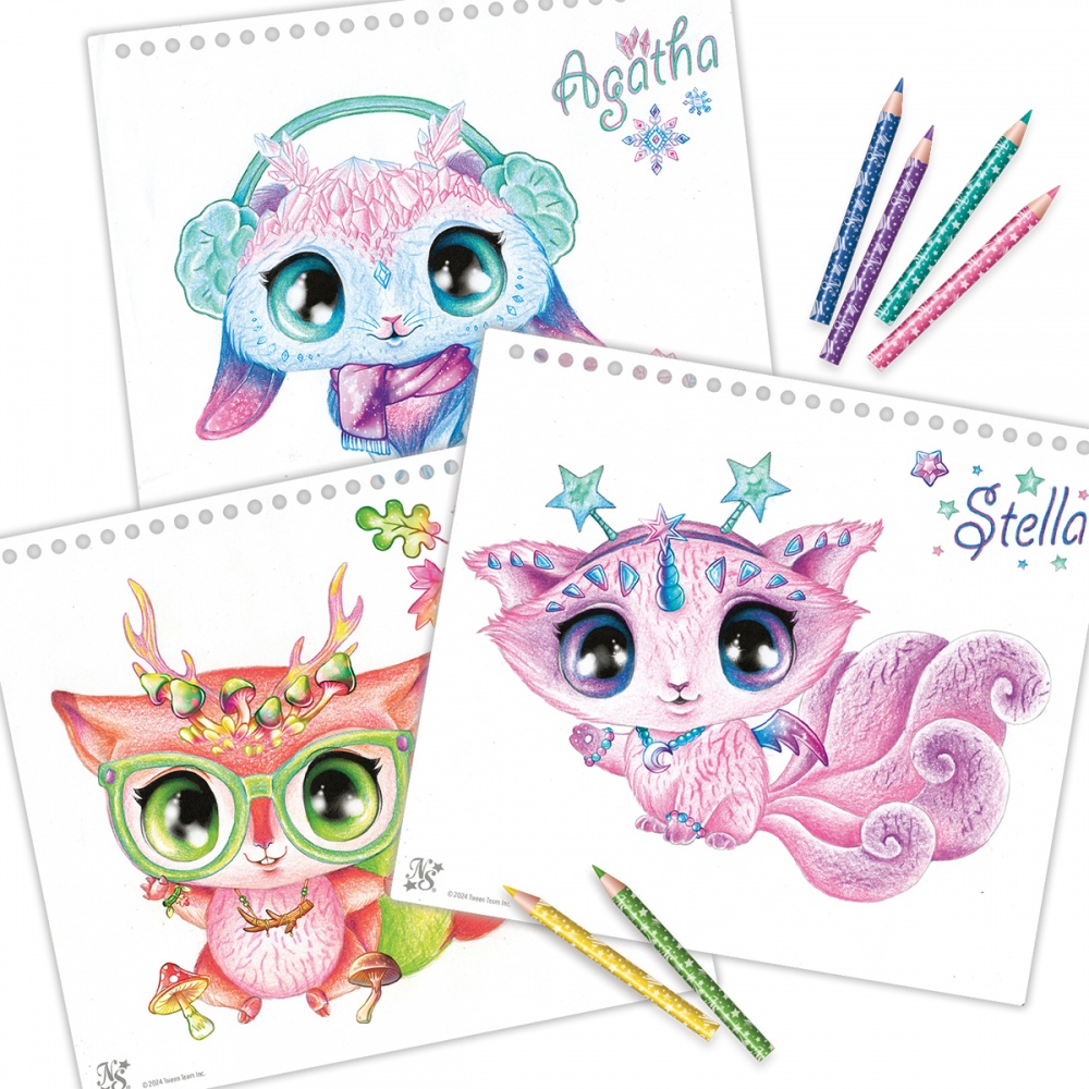 Набор для творчества Nebulous Stars Скетчбук Звездные друзья 11141