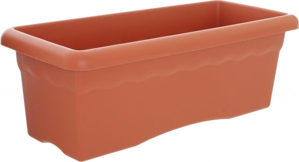 Горшок пластиковый Plastiken Terra Jardinera прямоугольный 32,8л терракот (7502 тер) 