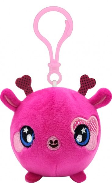 Мягкая игрушка Squeezamals ароматная Жирафа Джуди на клипсе 6 см SQS00866JU