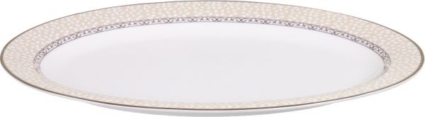 Блюдо овальне Illusion gold 30,5 см Fiora 