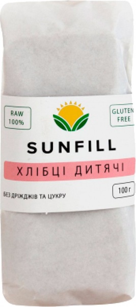Хлебцы Sunfill детские 100 г 