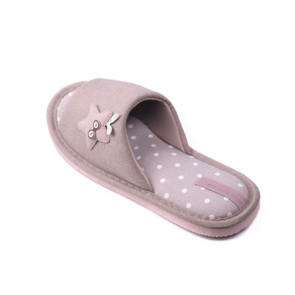 Тапки домашние Twins HS-VL Pink Star р. 38/39 розовый 