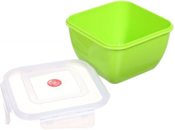 Контейнер Фієста 1.5 л квадратний оливковий Алеана