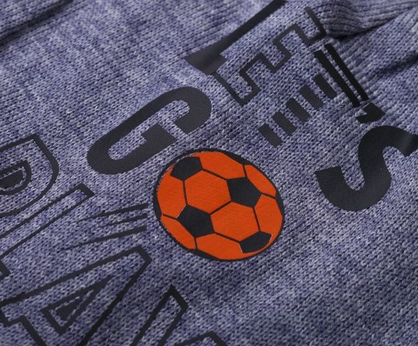 Шапочка дитяча для хлопчика Kraft+ арт. 2340 р.50 синьо-сірий 