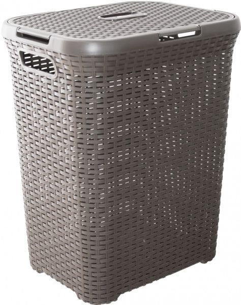 Кошик для білизни Алеана Ротанг 50 л какао 
