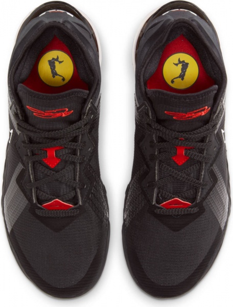 Кроссовки Nike LeBron 18 Low CV7562-001 р.US 9,5 черно-красный