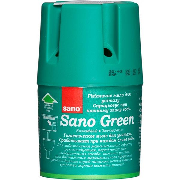 Средство для чистки унитаза Sano Green 150 г 