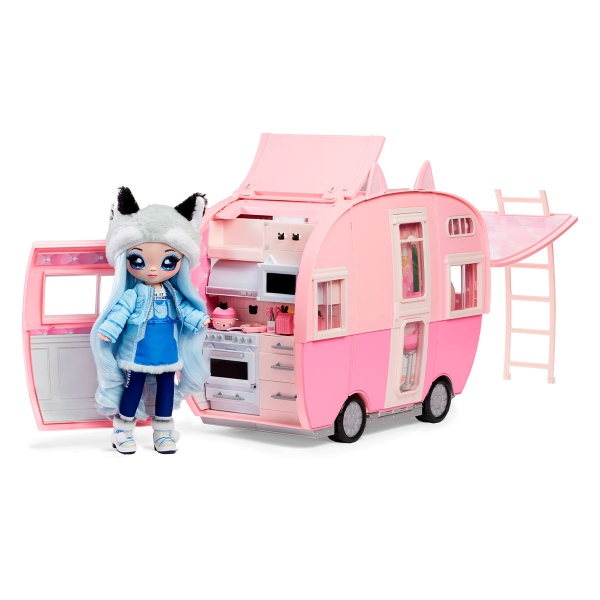 Кукольный набор Na! Na! Na! Surprise Мяу-мяу кемпер 575672