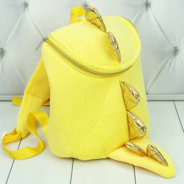 Рюкзак Копиця Діно 22 см жовтий 00200-330