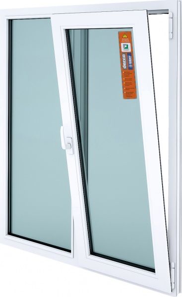 Окно поворотно-откидное DECCO 71 1200x1400 мм правое 