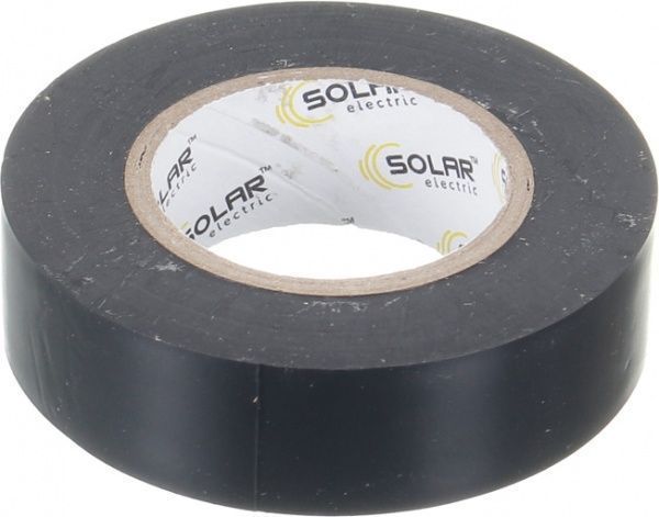 Изолента Solar черная 19x0,13 мм 20 м синий