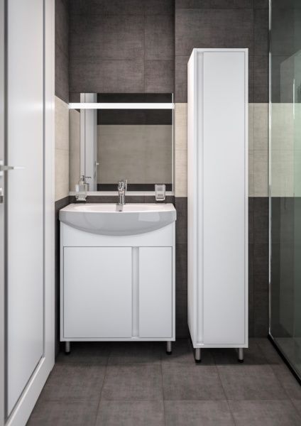 Тумба напольная Aqua Rodos Терра с умывальником Руна 70 см