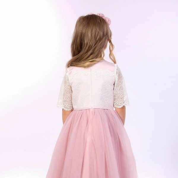 Платье Maya-MI 0105-0029-1 р.116 пудра 