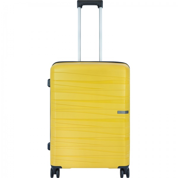 Чемодан Eagle 76 л желтый M (с расширителем) 