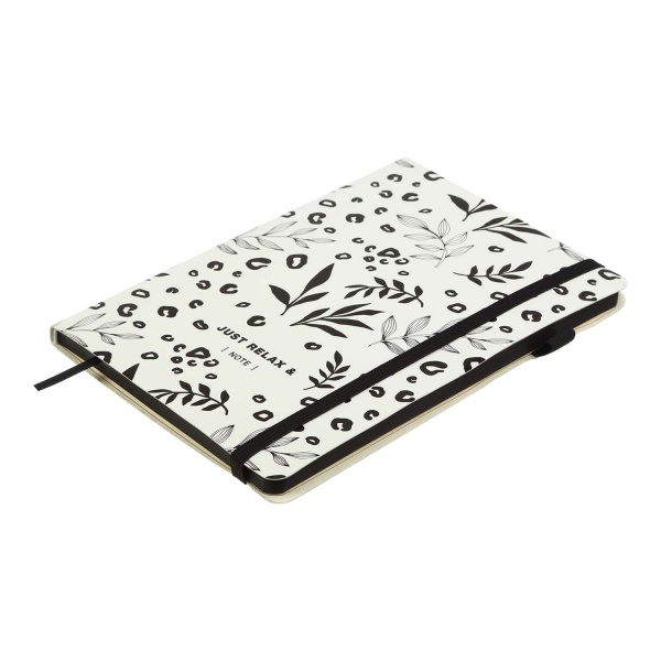 Блокнот недатированный Relax 96 лист. клетка белый Buromax A5