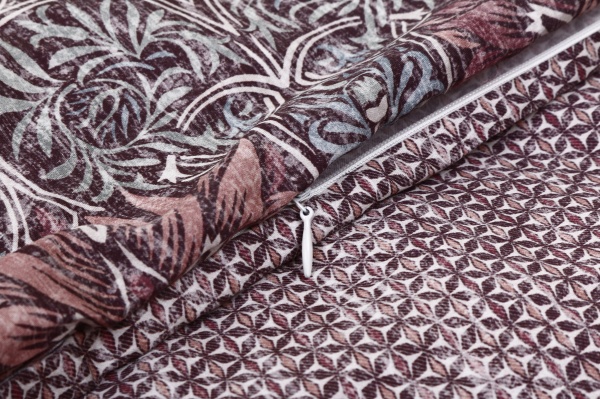 Комплект постельного белья Folon семейный красный Lameirinho 