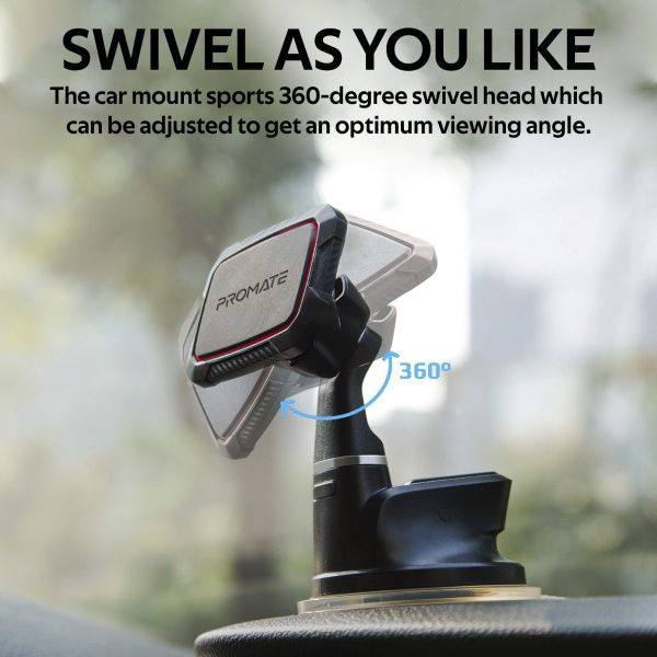 Тримач для мобільного телефона Promate MagMount-5 (magmount-5.maroon) 