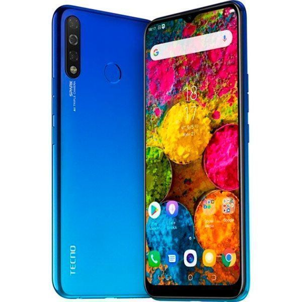 Смартфон Tecno Spark 4 KC2 3/32GB blue (4895180751073) 