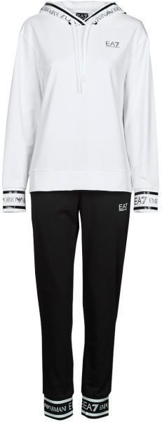 Спортивний костюм EA7 TRACKSUIT 3KTV56-TJ31Z-22BA р. S чорно-білий
