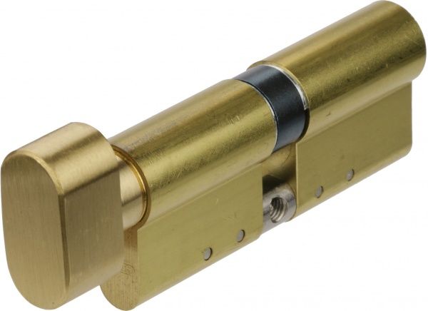 Цилиндр Abus KD15 40x40 ключ-вороток 80 мм матовая латунь