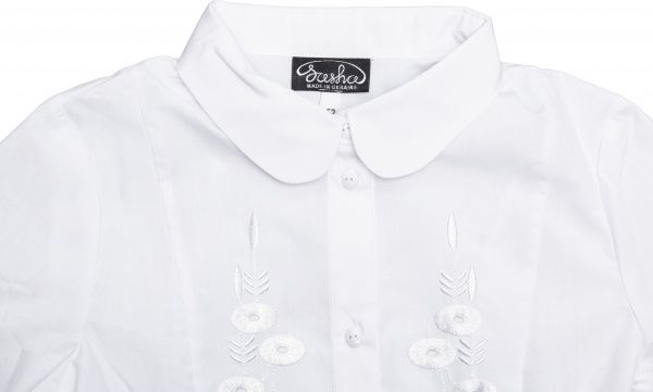 Блуза Sasha для девочек р.140 белый 