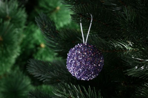 Шар пенопластовый d60 0895 темно-фиолетовый