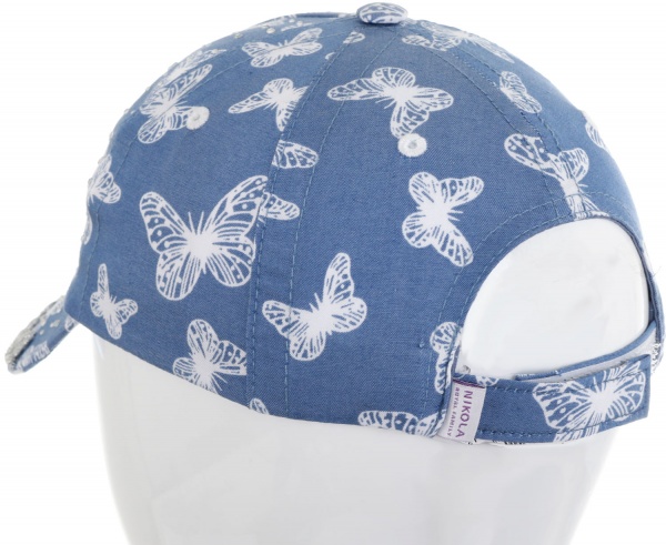 Кепка для дівчаток Pampona 21 L 05 р.52 блакитний 