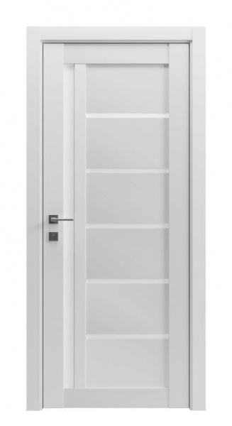 Дверное полотно Rodos Lux-6 Гранд ПО 700 мм белый 
