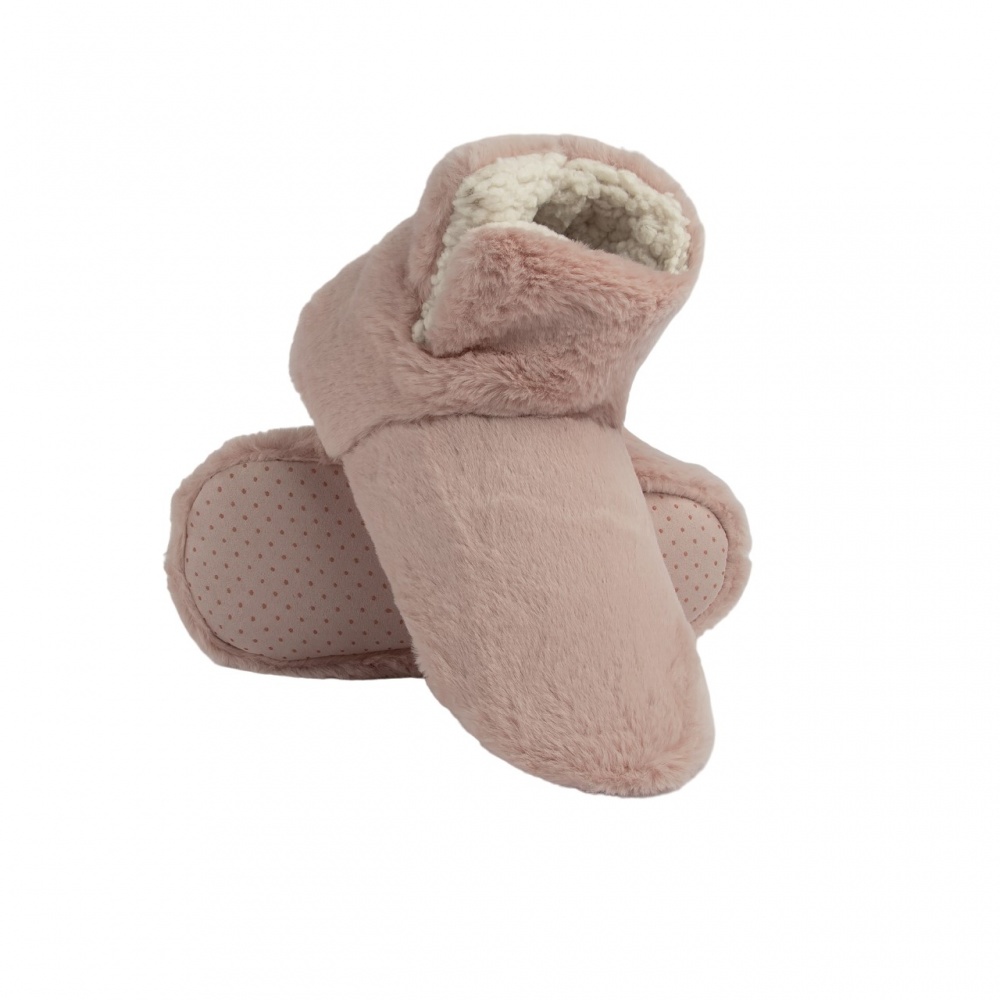 Тапки домашние Twins меховые с разрезом р.38/39 темно-розовый