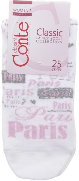 Шкарпетки Conte Classic 16С-26СП 120 р. 25 білий 