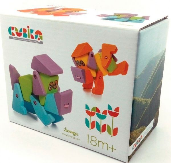 Игрушка деревянная Cubika Собака акробат LA-1