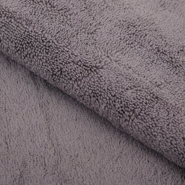 Рушник махровий з бордюром 70x140 см сірий La Nuit 