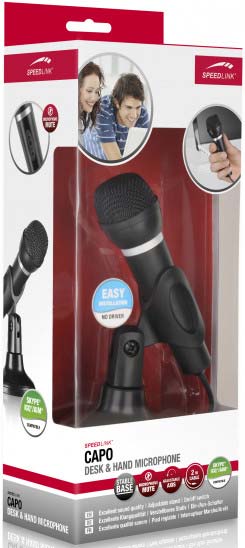 Микрофон Speedlink Capo Black (SL-8703-BK)