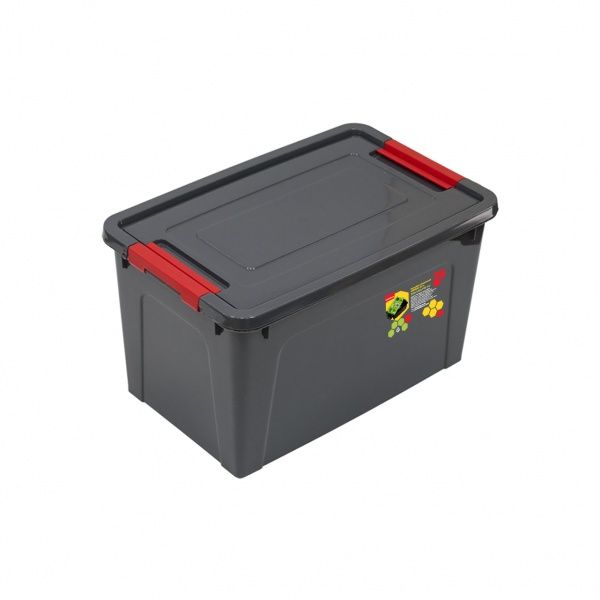 Контейнер-органайзер универсальный Алеана Tools 3,5 л гранит 140x160x240 мм