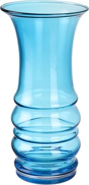 Ваза Аквамарин 30х15,2 см голубой Wrzesniak Glassworks