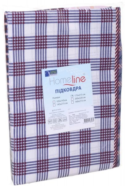 Підковдра бязь 175x215 см в асортименті Home Line 