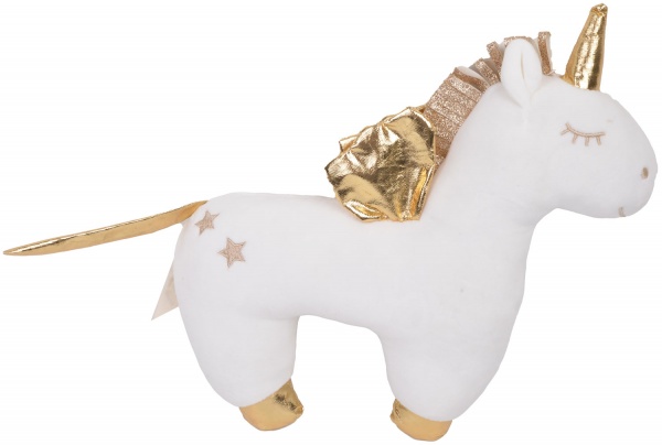 Мягкая игрушка Luna Kids Единорог-Снежок 35 см QX-007/golden