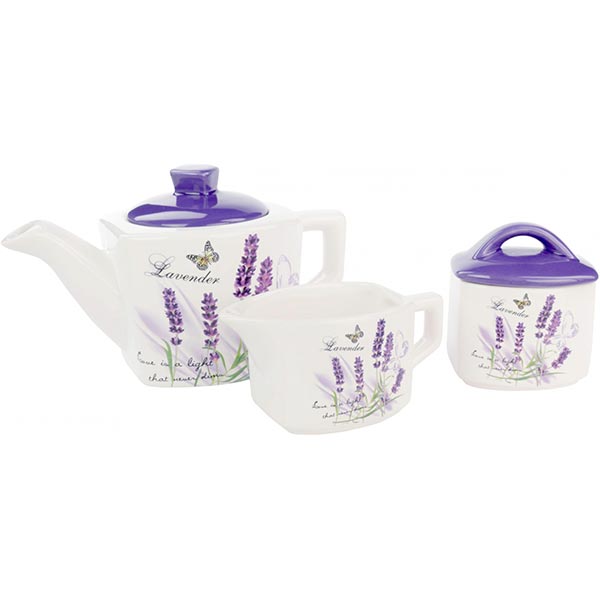 Набір посуду Лаванда 3 предмета