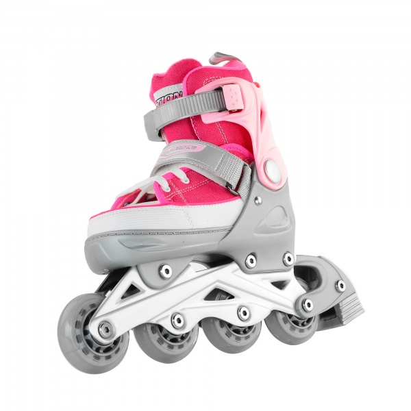 Роликовые коньки Action PW-126B-13-2PINK/33-36 розовый