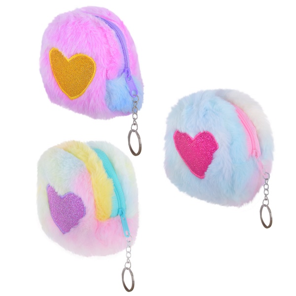 Сумочка-кошелек плюшевая 10 см в ассортименте 44516