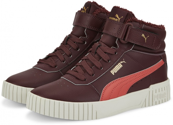 Ботинки Puma CARINA 2.0 MID WTR JR 38738002 р.36 бордовый