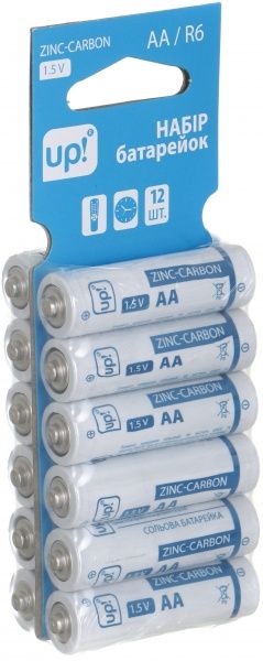 Батарейки UP! (Underprice) MST-HD12AA AA (R6, 316) 12 шт. (MST-HD12AA) 