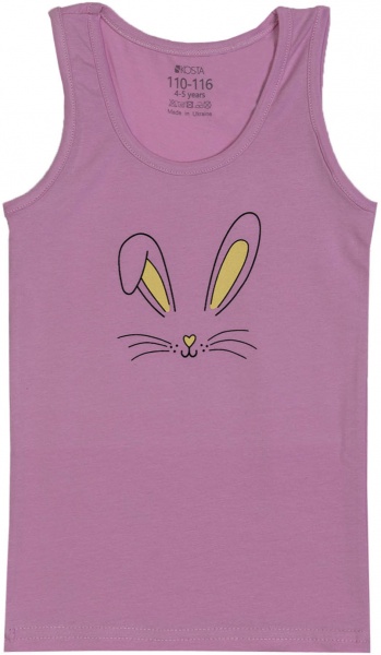 Майка для девочек KOSTA р.99–104 коктейльный розовый 2244-9 